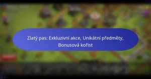 Read more about the article Zlatý pas: Exkluzivní akce, Unikátní předměty, Bonusová kořist