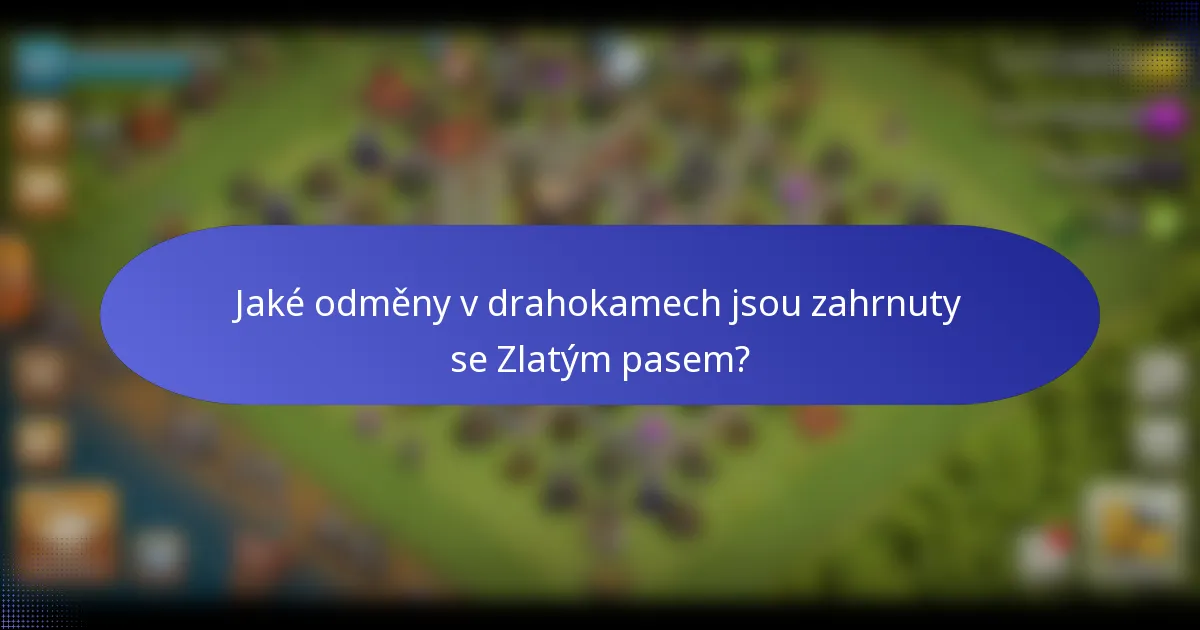Jaké odměny v drahokamech jsou zahrnuty se Zlatým pasem?
