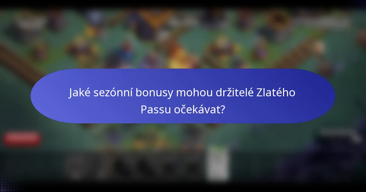 Jaké sezónní bonusy mohou držitelé Zlatého Passu očekávat?