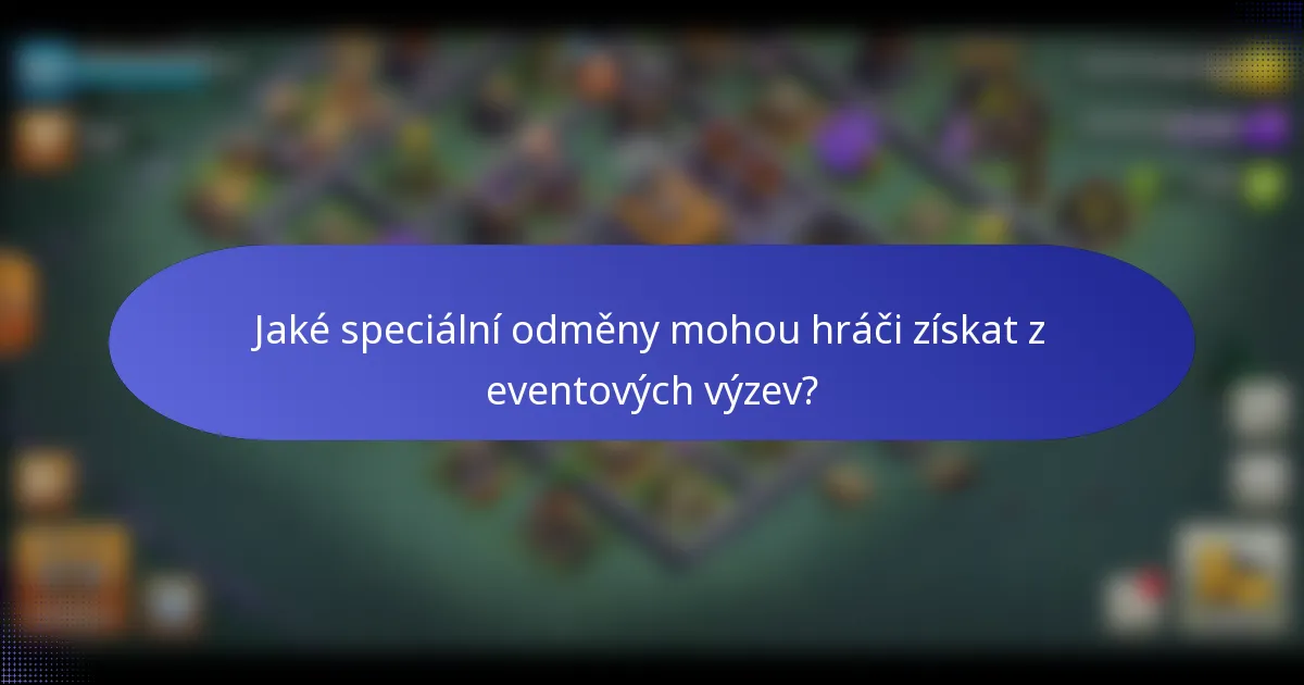 Jaké speciální odměny mohou hráči získat z eventových výzev?